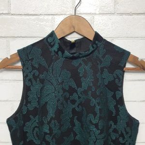 H&M dark teal lace dress. Size 12